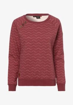 Ragwear DARIA ZIG ZAG - Sweatshirt - Himbeer