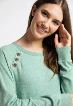 Ragwear DARIA DOTS - Sweatshirt - Green -Ragwear 05057ba18e08489b915584b2b888a166