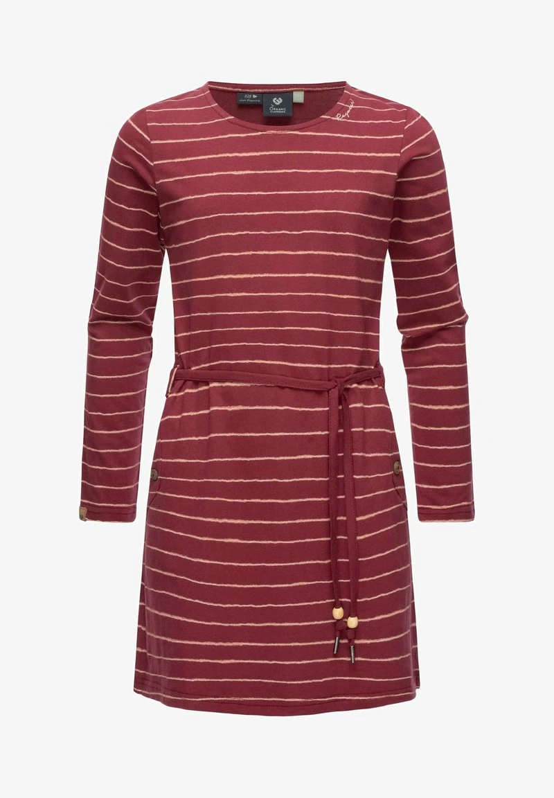 Ragwear TIMEA PRINT - Jerseykleid - Wine Red 4 Ragwear TIMEA PRINT - Jerseykleid - Wine Red – Bild 2