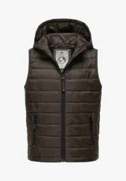 Ragwear SEMMY - Weste - Dark Brown