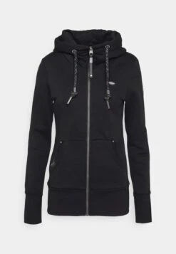 Ragwear NESKA ZIP - Sweatjacke - Black -Ragwear 1d1f1f45c4934e5095cffd2aa4ad3f14