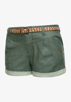 Ragwear HEAVEN A - Jeans Shorts - Dark Green
