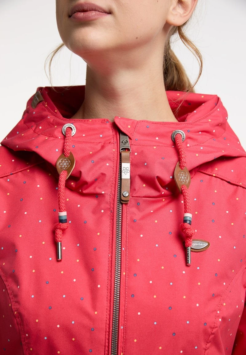 Ragwear DANKKA DOTS - Parka - Red 6 Ragwear DANKKA DOTS - Parka - Red – Bild 4