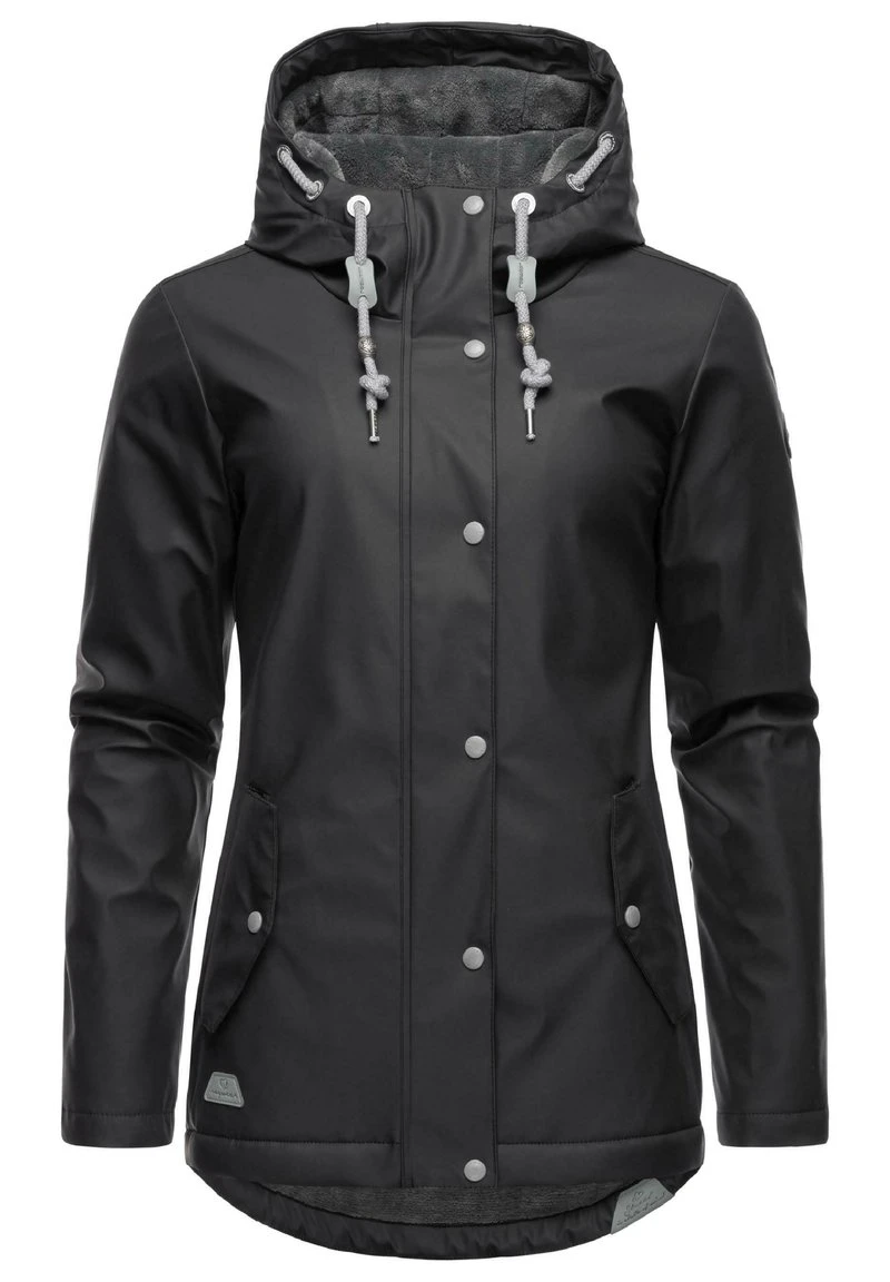Ragwear MARGE - Regenjacke / Wasserabweisende Jacke - Black 3 Ragwear MARGE - Regenjacke / Wasserabweisende Jacke - Black
