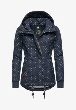 Ragwear YM-DANKA DOTS - Wintermantel - Navy