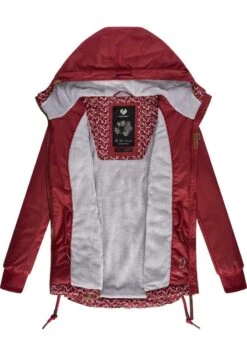 Ragwear YM Danka - Regenjacke / Wasserabweisende Jacke - Wine Red -Ragwear 2c3eaa0aa489493cb69160556236f461