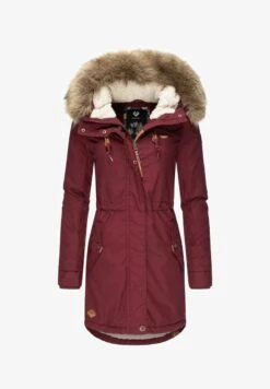 Ragwear TAWNY - Wintermantel - Wine Red