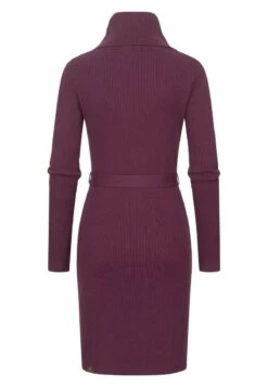 Ragwear MIYYA - Strickkleid - Plum -Ragwear 2de5f1db337f43a19e3944f4fb98486d
