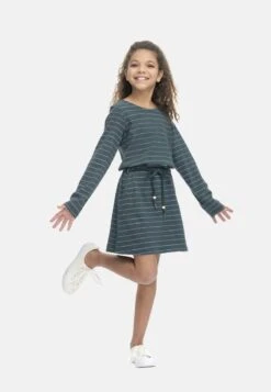 Ragwear TIMEA PRINT - Jerseykleid - Dark Green