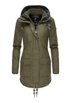 Ragwear JANE - Wintermantel - Olive 11 Ragwear JANE - Wintermantel - Olive -Ragwear 302be2a4d2904e058110a60f87bd9260