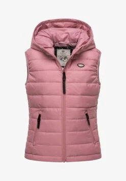 Ragwear SEEMA - Weste - Dusty Pink