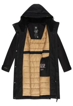 Ragwear WINTERMANTEL REFUTURA REMAKE - Wintermantel - Black -Ragwear 31fbd81d846b419391dae168ab58fa82