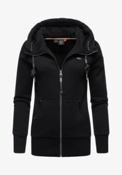 Ragwear GOBBY ZIP INTL - Sweatjacke - Black -Ragwear 388d018492cf4ed0ac77e8352d7df641