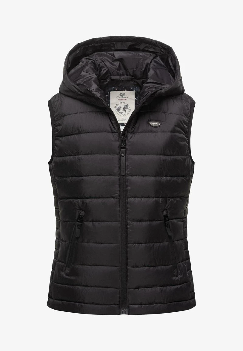 Ragwear SEEMA - Weste - Black 7 Ragwear SEEMA - Weste - Black – Bild 5