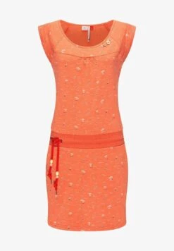 Ragwear PENELOPE W - Etuikleid - Rot-meliert