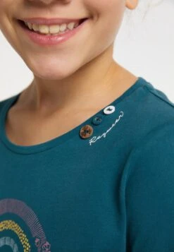 Ragwear FLORENCIE PRINT - Langarmshirt - Petrol -Ragwear 483cfcbc971746afb8be8f126ad131f1