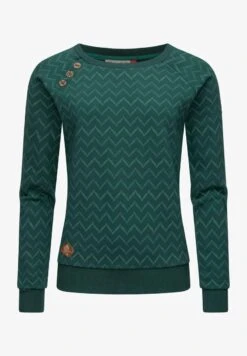 Ragwear DARIA ZIG ZAG E - Sweatshirt - Petrol -Ragwear 4e82179bbb184722a499320a436f954b 1