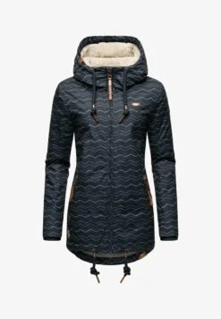 Ragwear ZUZKA - Wintermantel - Navy Zig Zag21 -Ragwear 5337a60fbc3148c981561399ddcb62cb 1