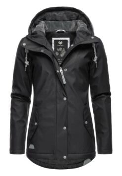 Ragwear MARGE - Regenjacke / Wasserabweisende Jacke - Black 11 Ragwear MARGE - Regenjacke / Wasserabweisende Jacke - Black -Ragwear 54b2a186eb3e46d39d82dfb4e5410e28
