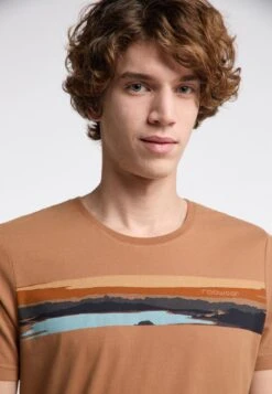 Ragwear HORIZ - T-Shirt Print - Cinnamon -Ragwear 5b83e805a6c84764b350a5b99085a962