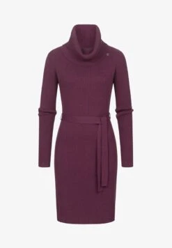 Ragwear MIYYA - Strickkleid - Plum