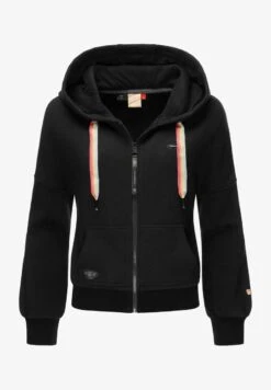 Ragwear GOBBY ZIP INTL - Sweatjacke - Black -Ragwear 67dba20485184bcb979ce87ed8390b11 1