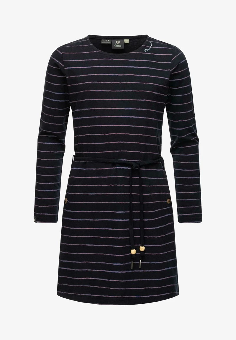 Ragwear TIMEA PRINT - Jerseykleid - Navy 4 Ragwear TIMEA PRINT - Jerseykleid - Navy – Bild 2