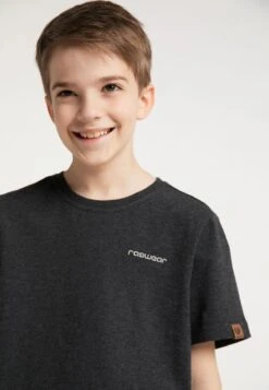 Ragwear NATHY - T-Shirt Basic - Black -Ragwear 84b96f16b09241e1bc42f0743f4ab57f