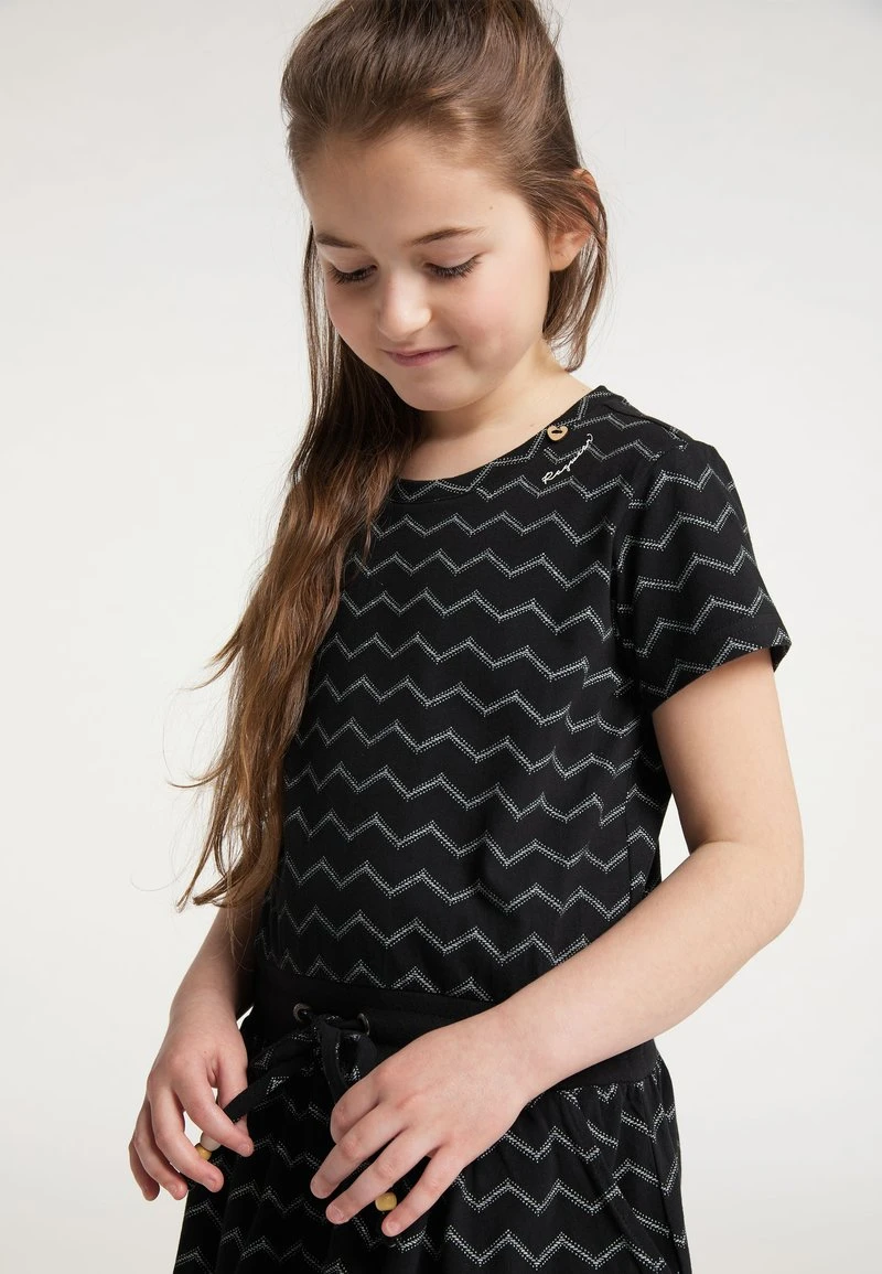Ragwear MAGY CHEVRON - Freizeitkleid - Black 6 Ragwear MAGY CHEVRON - Freizeitkleid - Black – Bild 4