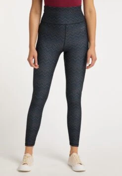 Ragwear GINY CHEVRON - Leggings - Hosen - Black