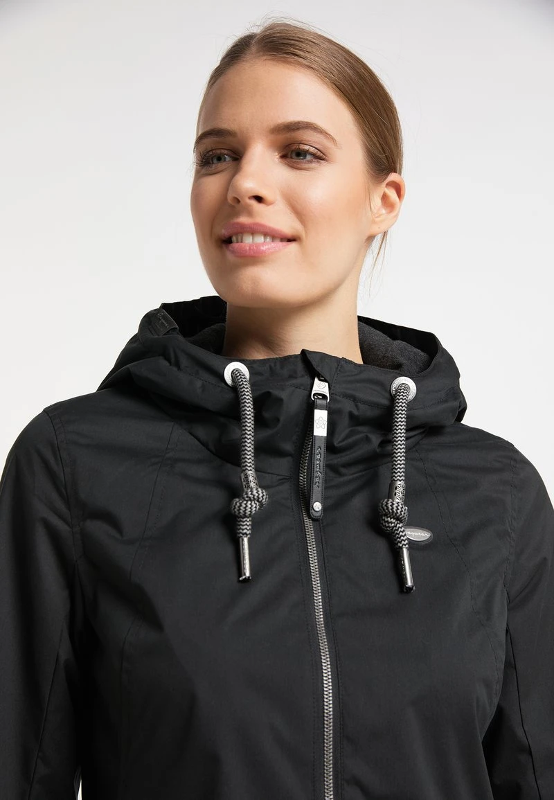 Ragwear ZUZKA - Regenjacke / Wasserabweisende Jacke - Black 6 Ragwear ZUZKA - Regenjacke / Wasserabweisende Jacke - Black – Bild 4