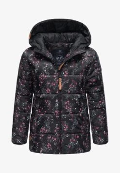 Ragwear ROXANKA FLOWERS - Winterjacke - Dark Blue -Ragwear 8f998032852345059554e78fb1ebdcc6