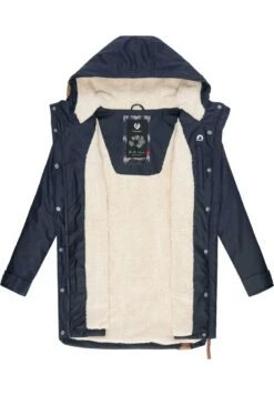 Ragwear TINSLEY - Wintermantel - Dark Blue -Ragwear 95d5764b1ff0465ba86621e2411cdf94