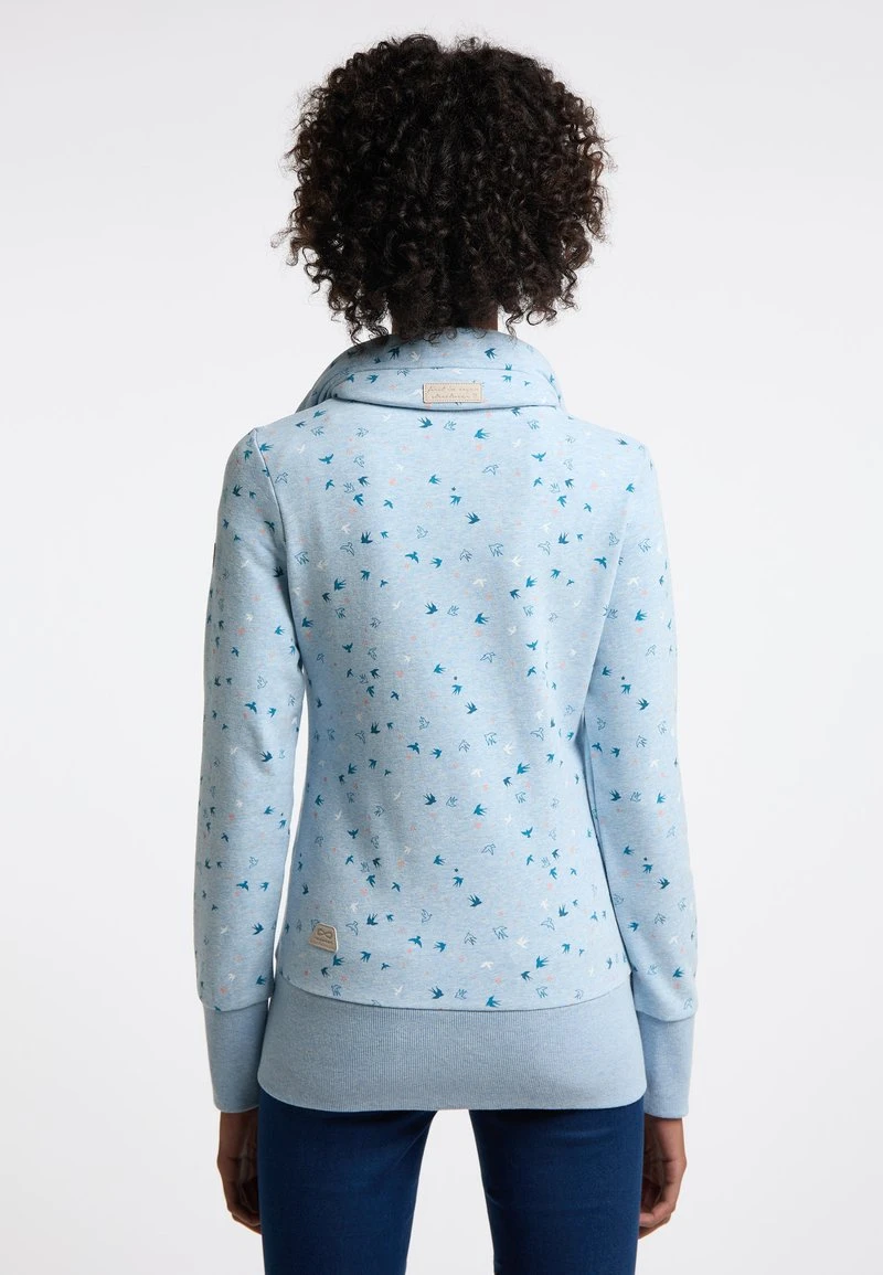 Ragwear RYLIE BIRDS ZIP - Sweatjacke - Light Blue 5 Ragwear RYLIE BIRDS ZIP - Sweatjacke - Light Blue – Bild 3