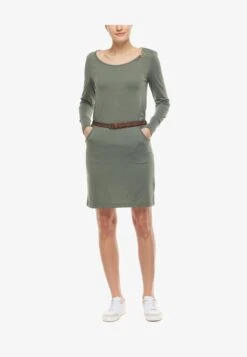 Ragwear MONTANA ORGANIC - Jerseykleid - Grün