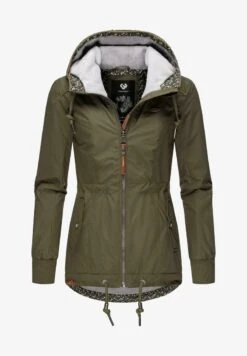 Ragwear YM Danka - Regenjacke / Wasserabweisende Jacke - Olive