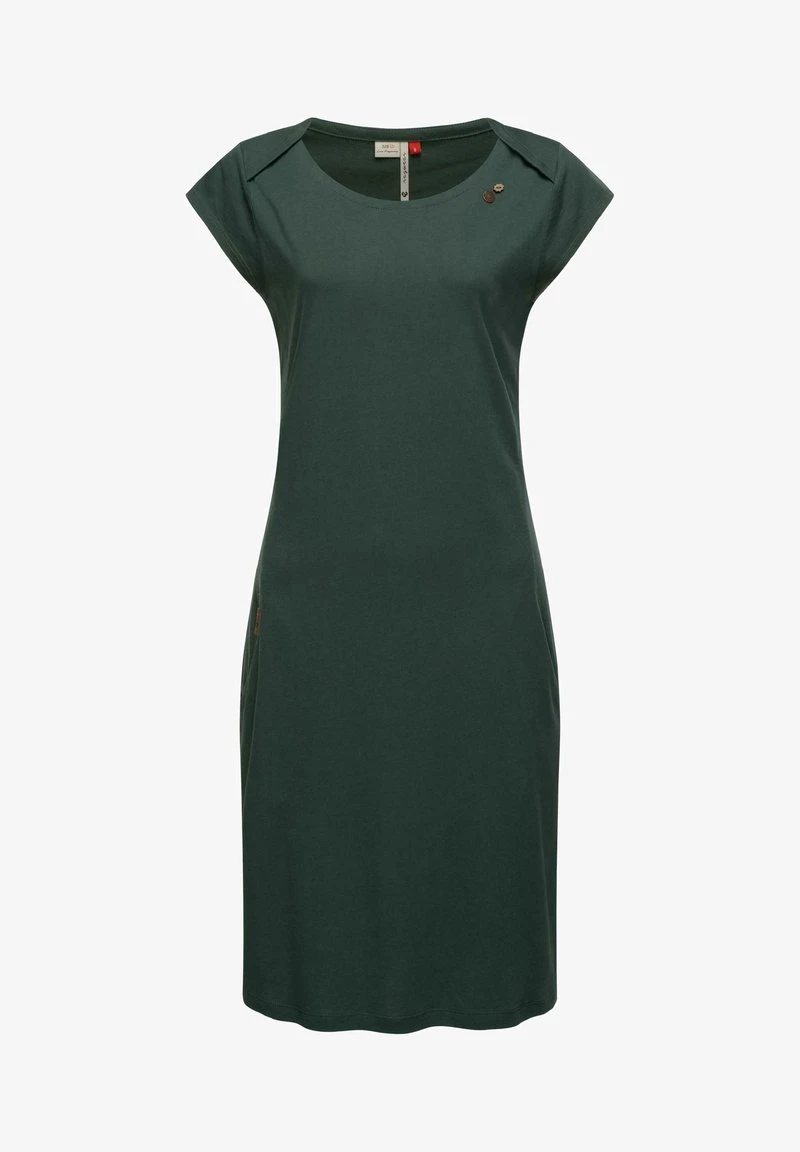 Ragwear SOLID - Jerseykleid - Dark Green 6 Ragwear SOLID - Jerseykleid - Dark Green – Bild 4