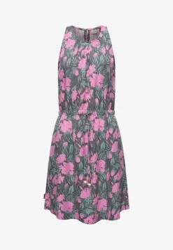 Ragwear SANAI PRINT ORGANIC - Freizeitkleid - Grey