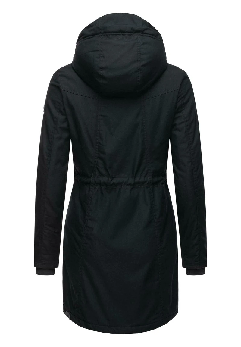 Ragwear ELSIE - Wintermantel - Black 4 Ragwear ELSIE - Wintermantel - Black – Bild 2