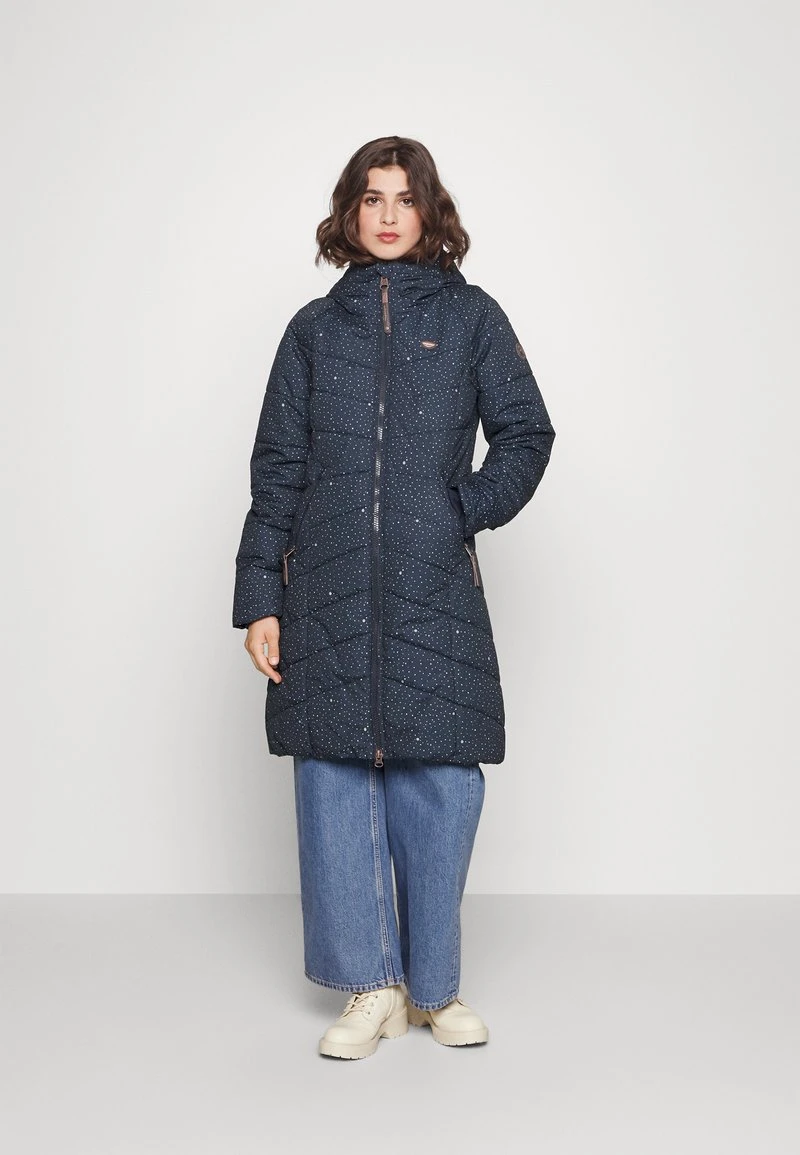 Ragwear DIZZIE COAT DOTS - Klassischer Mantel - Navy 8 Ragwear DIZZIE COAT DOTS - Klassischer Mantel - Navy – Bild 6