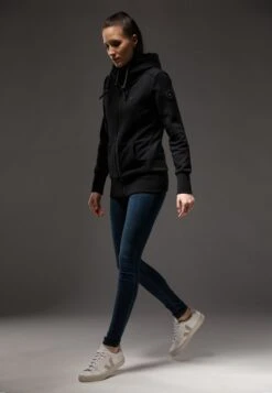 Ragwear NESKA ZIP UPGRADE - Sweatjacke - Black -Ragwear a8b5af161ff9484aa894f1ffa33daa09