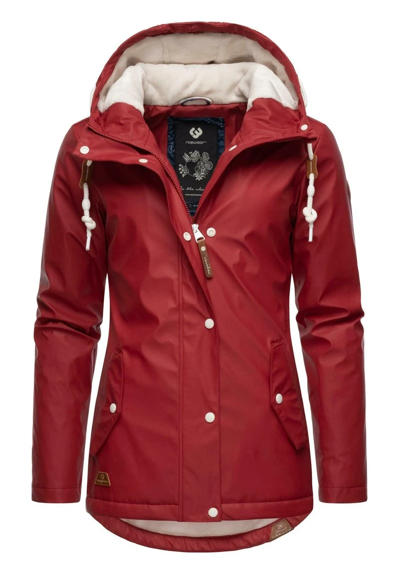 Ragwear MARGE - Regenjacke / Wasserabweisende Jacke - Red 6 Ragwear MARGE - Regenjacke / Wasserabweisende Jacke - Red – Bild 4