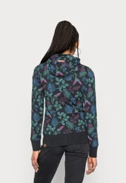 Ragwear PAYA FLOWERS - Sweatjacke - Black -Ragwear ac4f93cca89445cfac453a4840b3f98b