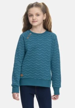 Ragwear DARINKA ZIG ZAG - Sweatshirt - Lagoon Green