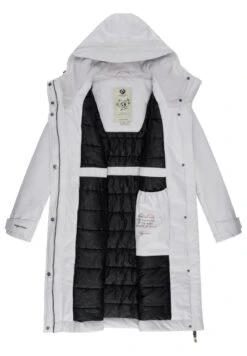 Ragwear WINTERMANTEL REFUTURA REMAKE - Wintermantel - Light Grey Melange -Ragwear b8a6ef515ba84f5faa27e5621c4519f4