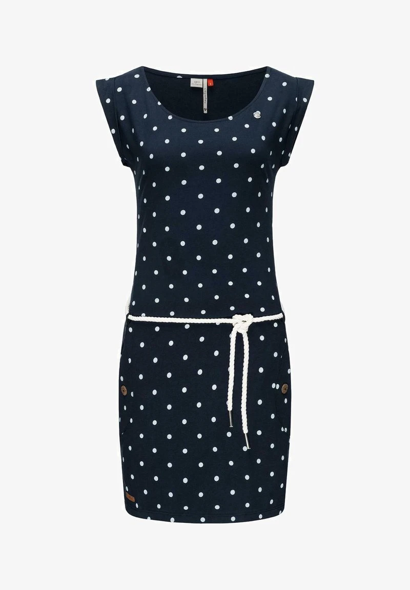 Ragwear TAG DOTS - Jerseykleid - Navy 6 Ragwear TAG DOTS - Jerseykleid - Navy – Bild 4