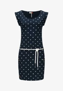 Ragwear TAG DOTS - Jerseykleid - Navy