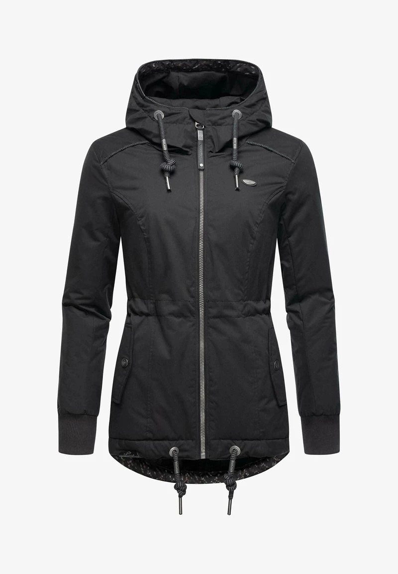 Ragwear YM Danka - Regenjacke / Wasserabweisende Jacke - Black 3 Ragwear YM Danka - Regenjacke / Wasserabweisende Jacke - Black