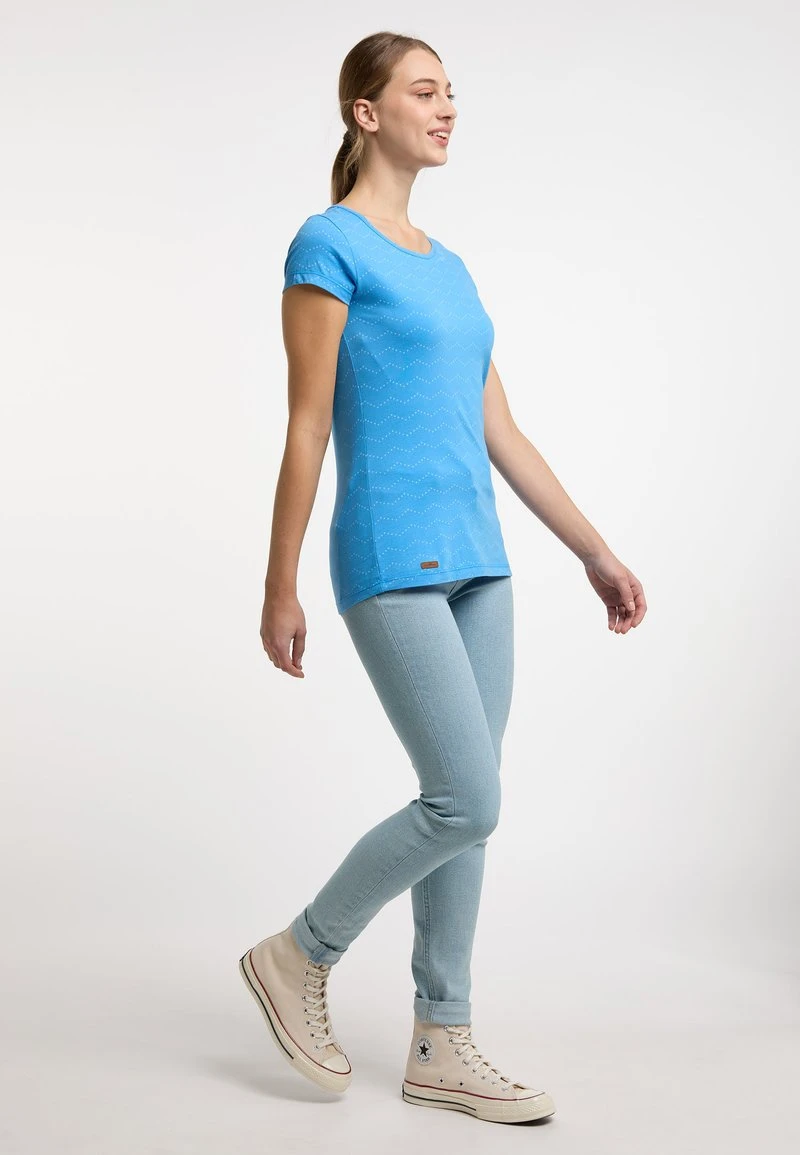 Ragwear ZIG ZAG - T-Shirt Print - Blue 4 Ragwear ZIG ZAG - T-Shirt Print - Blue – Bild 2