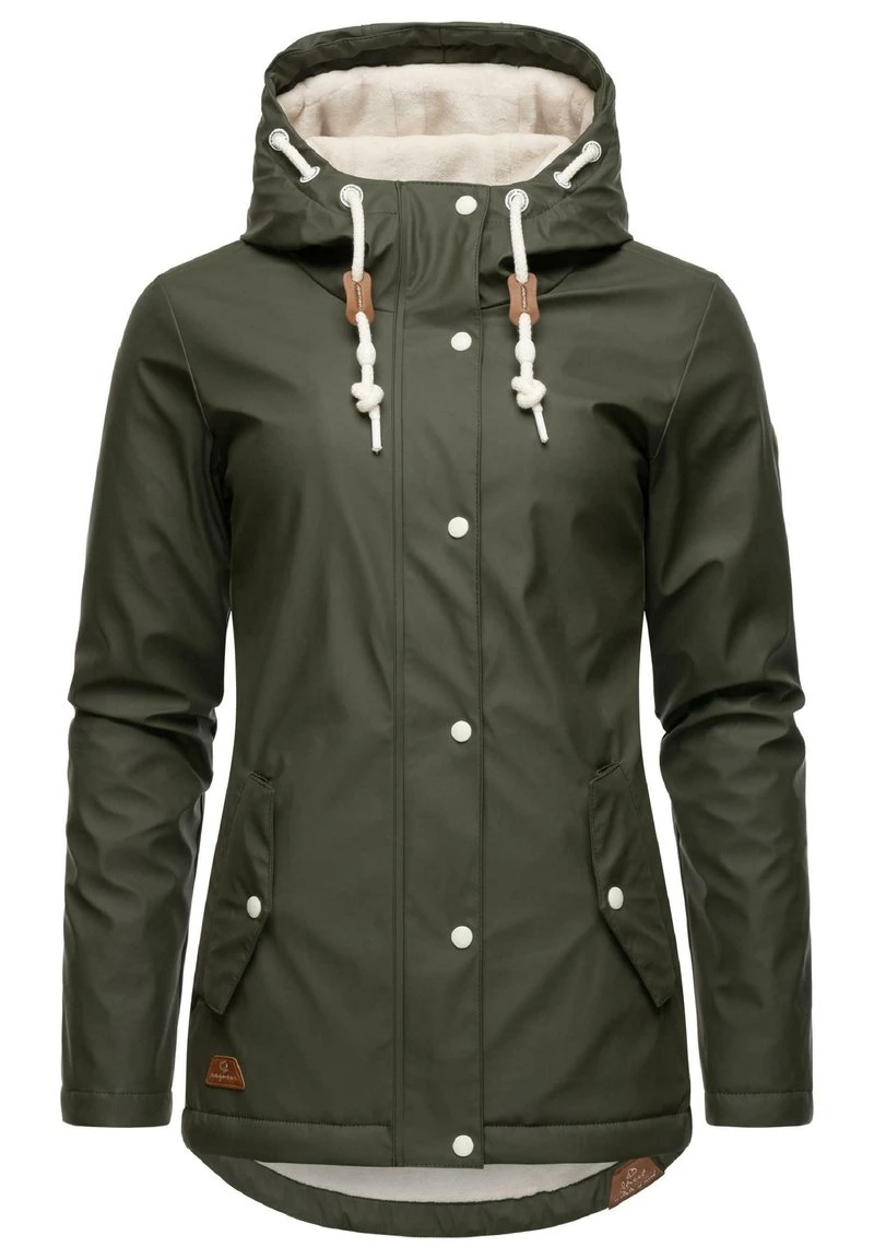 Ragwear MARGE - Regenjacke / Wasserabweisende Jacke - Dark Olive 8 Ragwear MARGE - Regenjacke / Wasserabweisende Jacke - Dark Olive – Bild 6